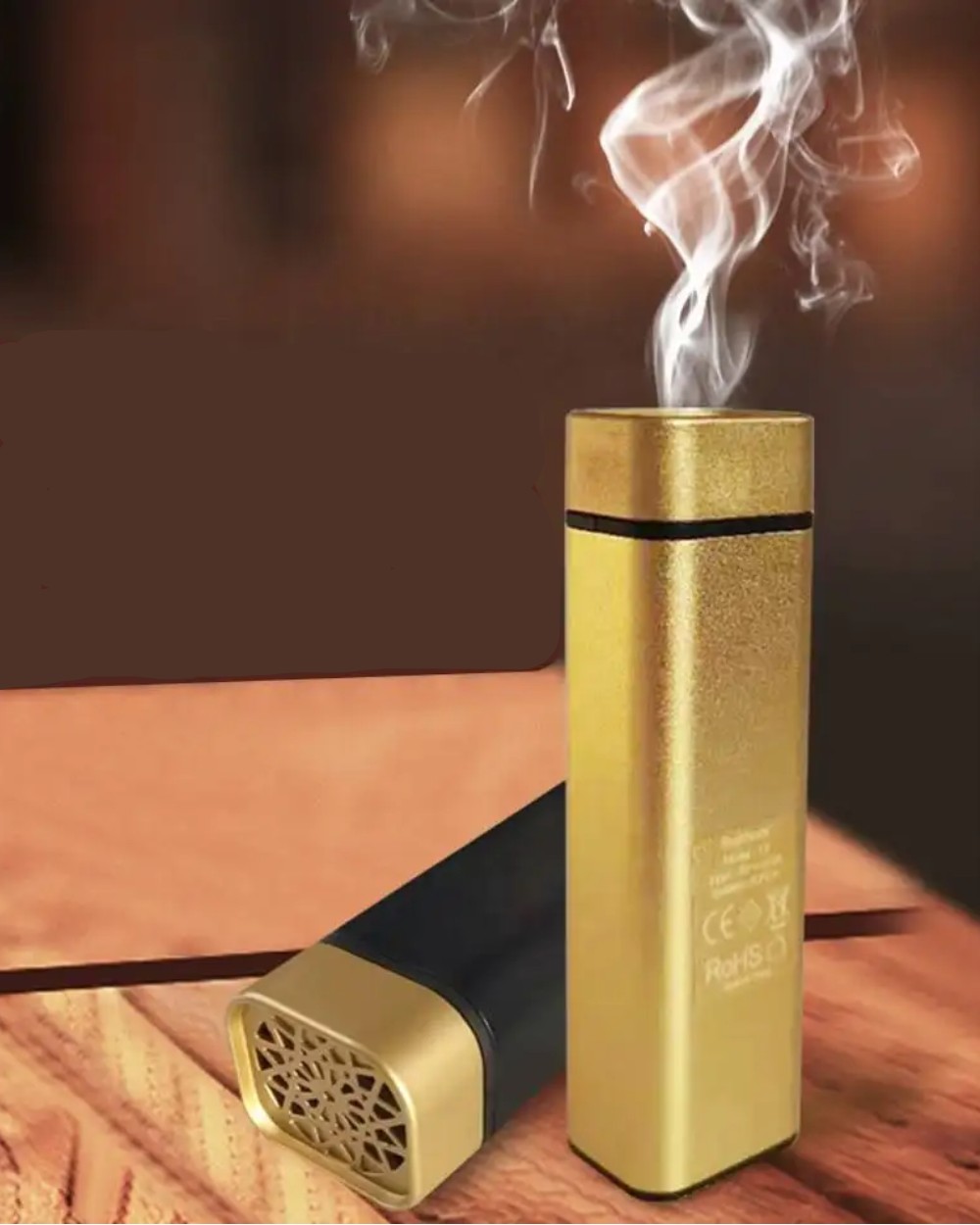 Portable Electric Bakhoor Burner - Gold - 3
