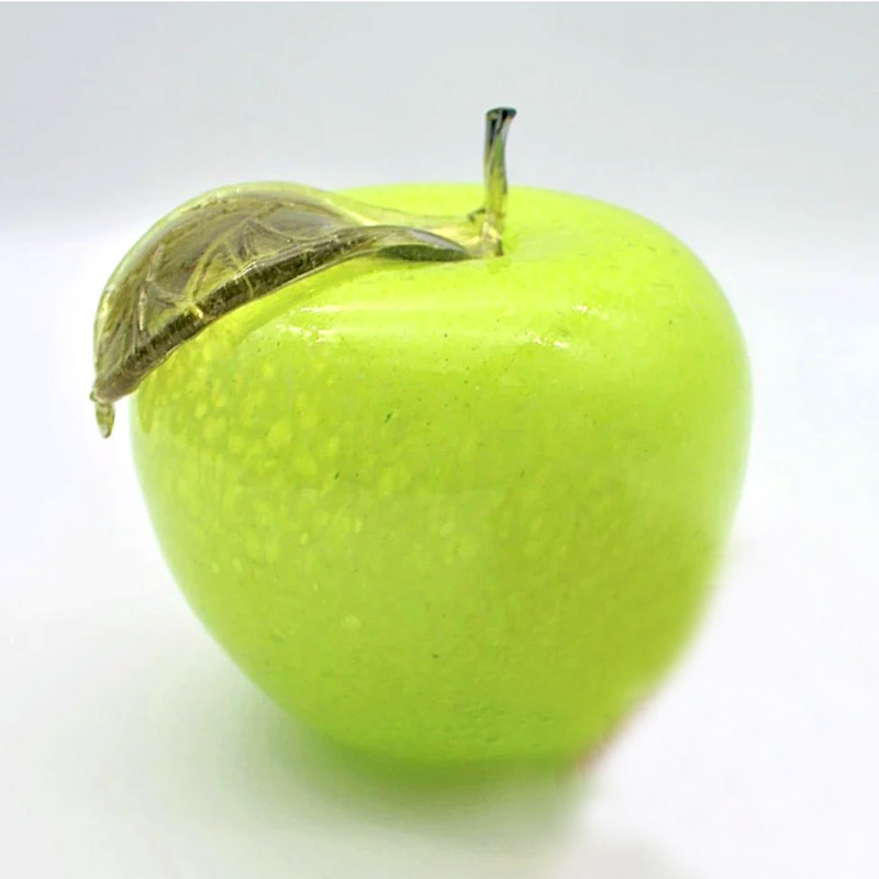 Manzana del conocimiento - Escultura de vidrio