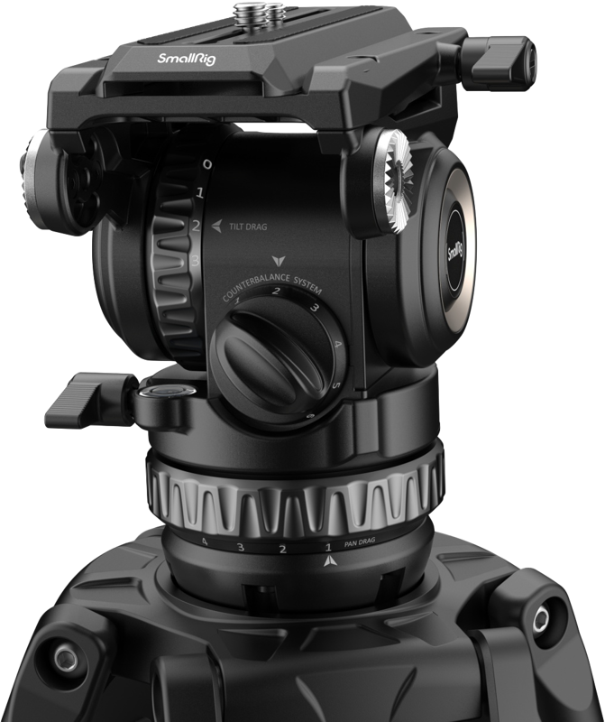 SMALLRIG 4465 FreeBlazer Counterbalance Carbon Fiber Video Tripod Kit AD-Pro8 Videostativ – för filmskapare - 5