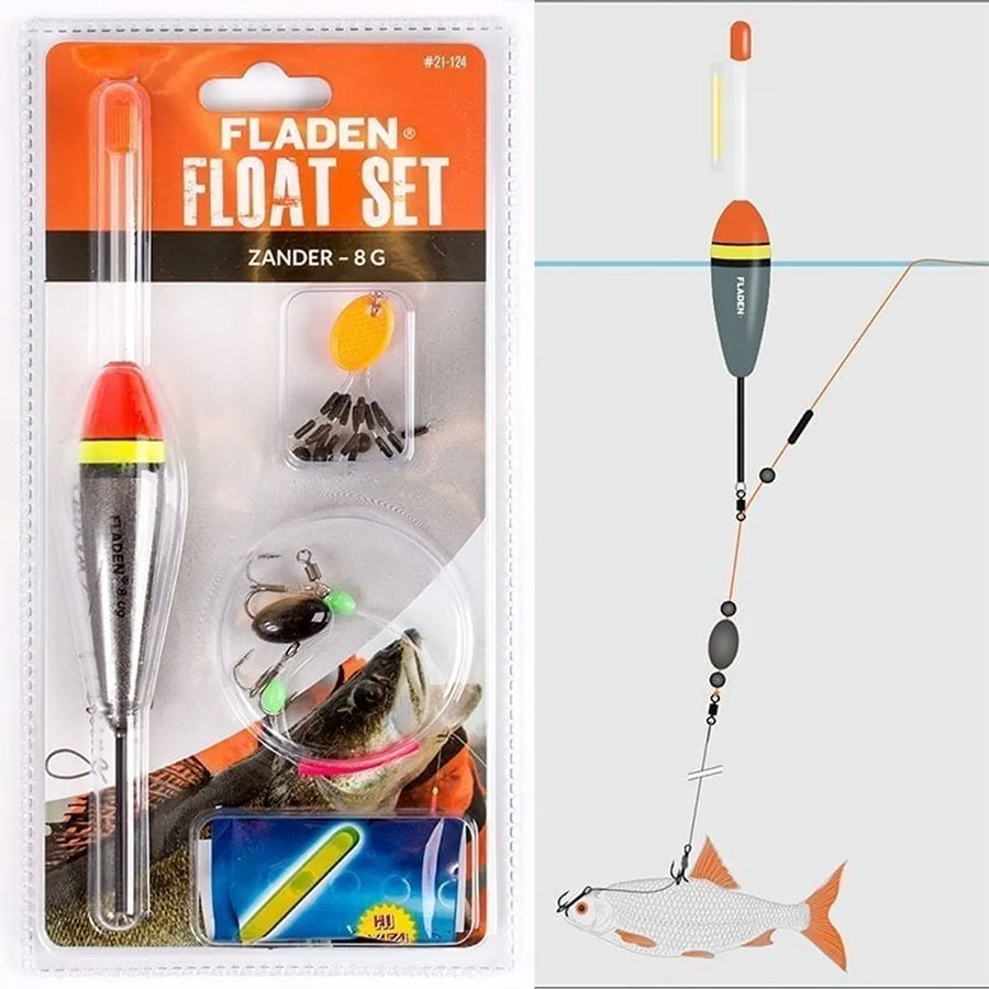 FLADEN Zander Float-set 8 gram