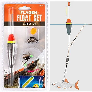 FLADEN Zander Float-set 8 gram