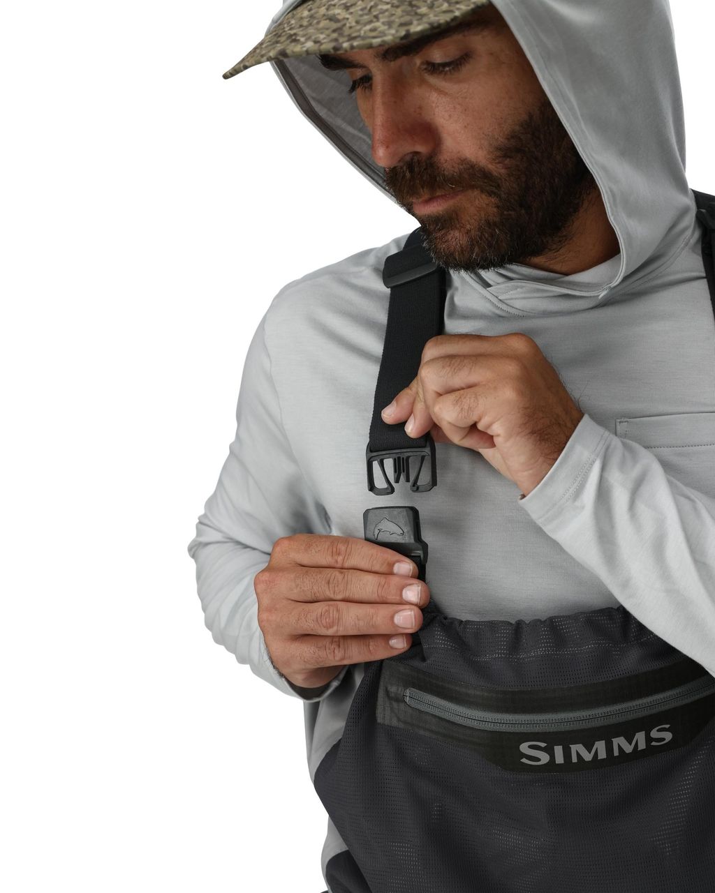 Simms Flyweight Stockingfoot Vadarbyxor - Cinder - 4