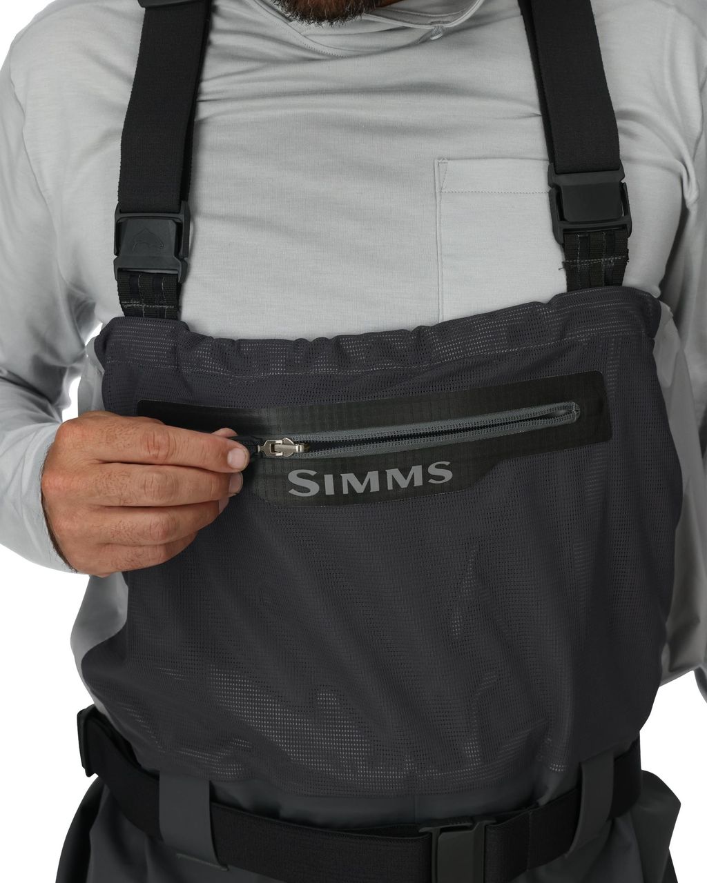 Simms Flyweight Stockingfoot Vadarbyxor - Cinder - 5