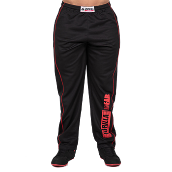 Wallace Mesh Pants, black/red