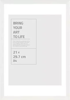 Stilren Vit 21x29,7 A4 Plexiglas