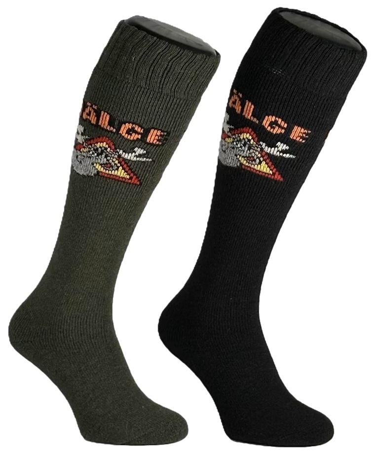 2-Pack Hälge Knästrumpor Ull