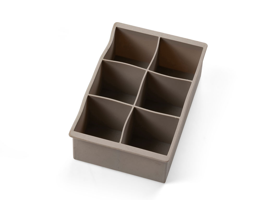 BITZ Isbitslåda för stora tärningar 5 x 5 cm grå