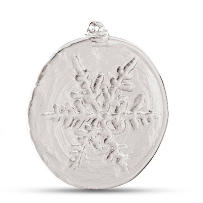 Copo de nieve - Decoración de vidrio