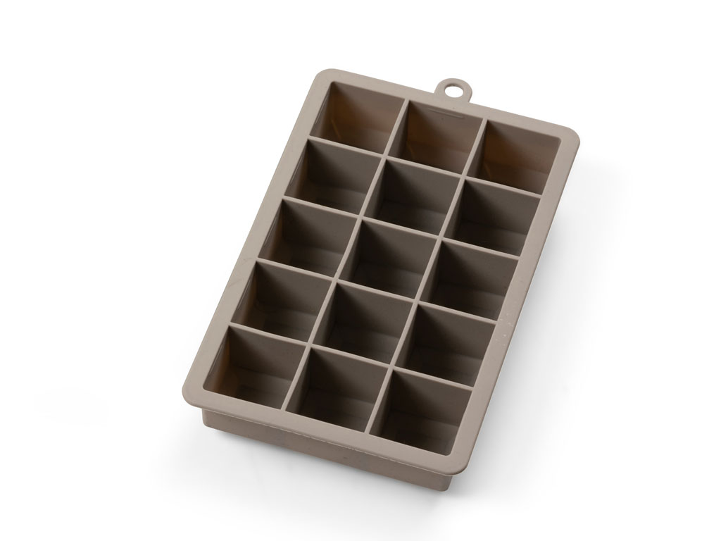 BITZ Isbitslåda för små tärningar 3 x 3 cm grå