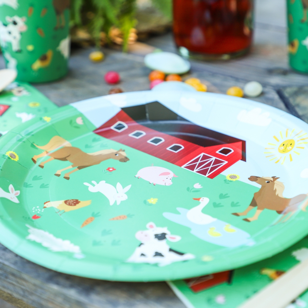 Paper Plates Farm 23cm 8pcs - 2