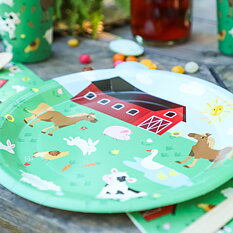 Paper Plates Farm 23cm 8pcs