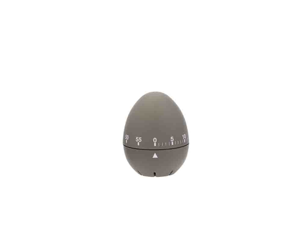 Funktion Äggklocka plast, höjd 7 cm, brun
