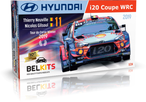 Hyundai i20 Coupe WRC 2019 T.Neuville/N.Gilsoul 1/24