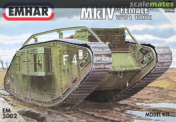 Mk Iv 'Female' WWI Tank 1/72