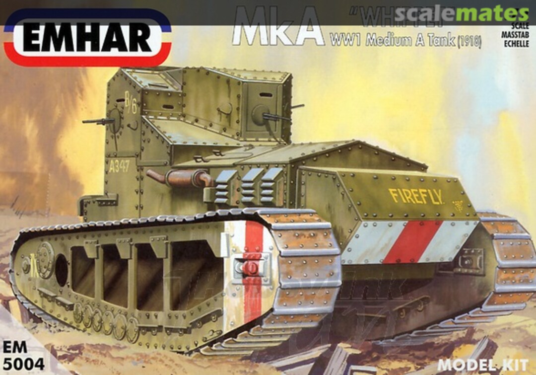 Mk A Whippet WWI Medium Tank 1/72
