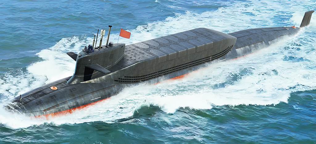 Plan Type 094A Jin Class SSBN 1/700