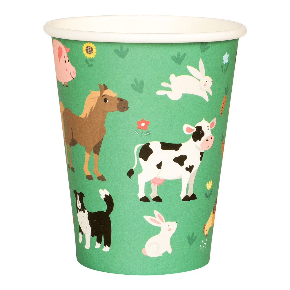 Paper Cups Farm 8pcs