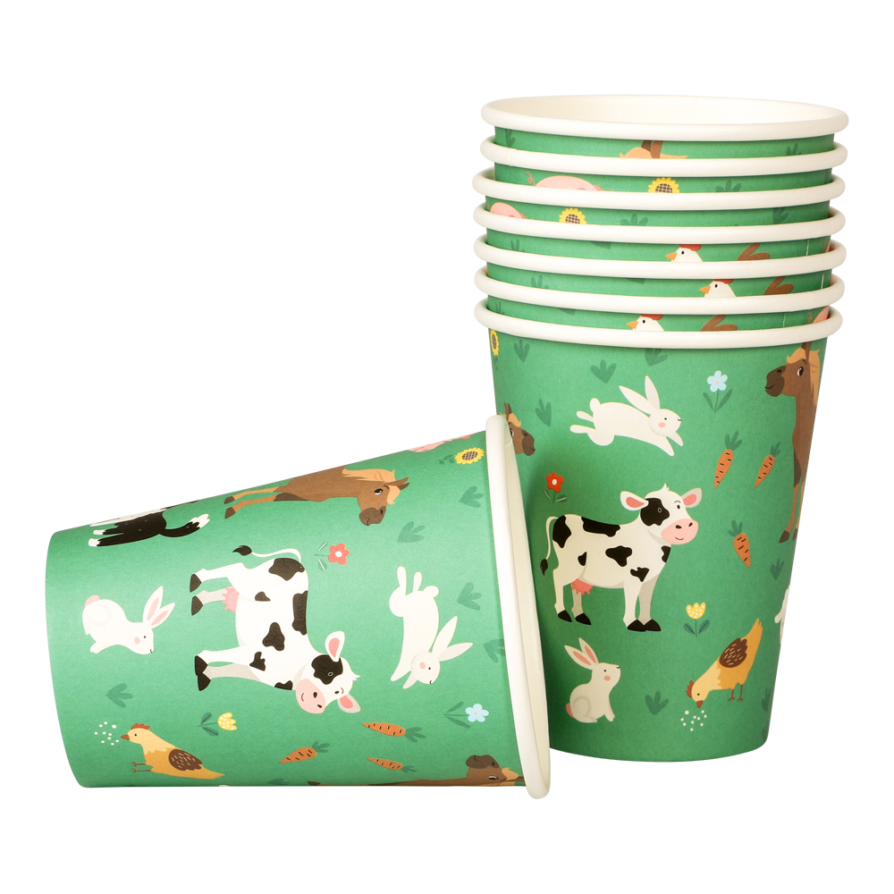 Paper Cups Farm 8pcs - 2