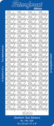  STARFORM STICKERS  -629 Guld  