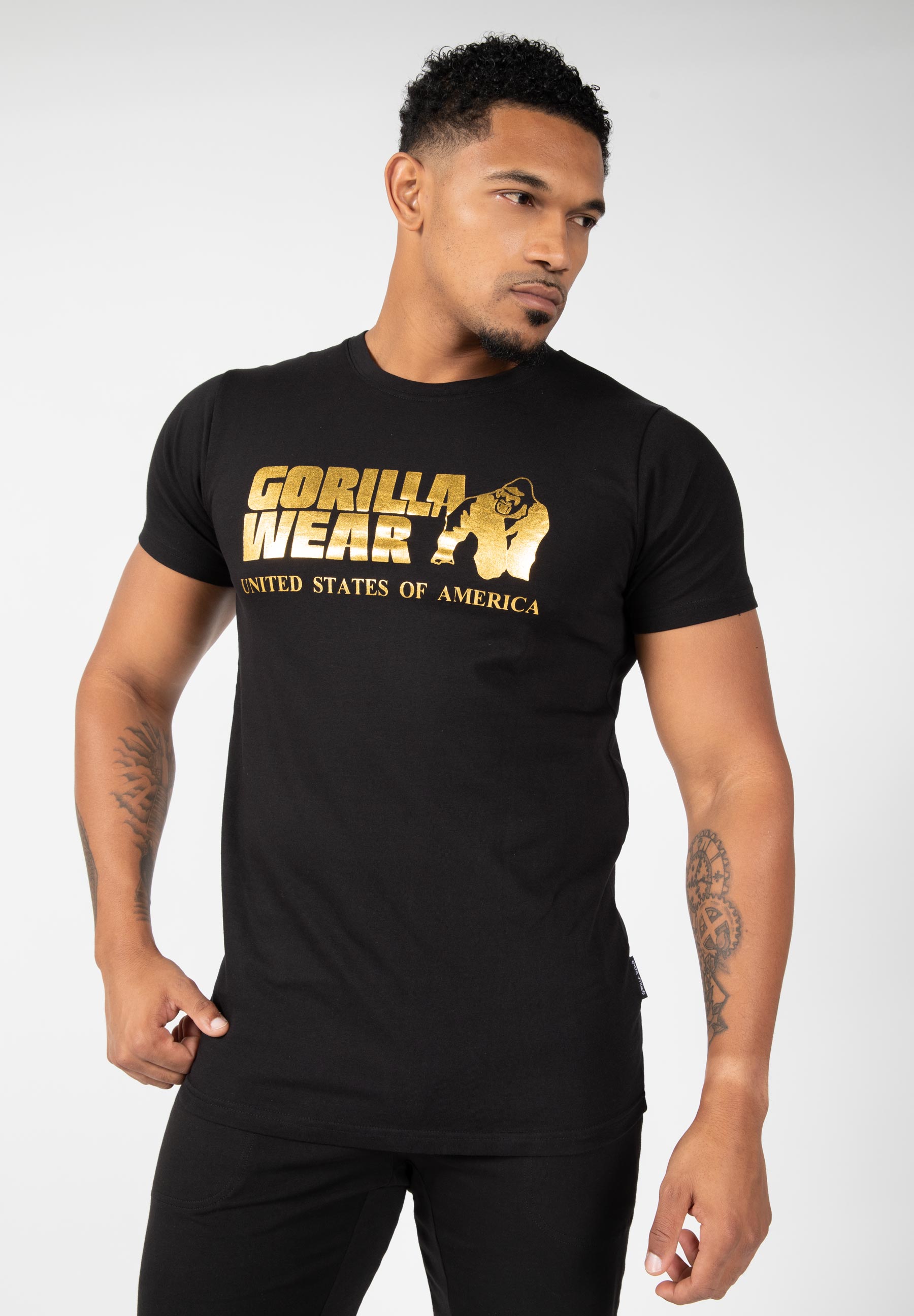 Classic T-Shirt, black/gold - 4