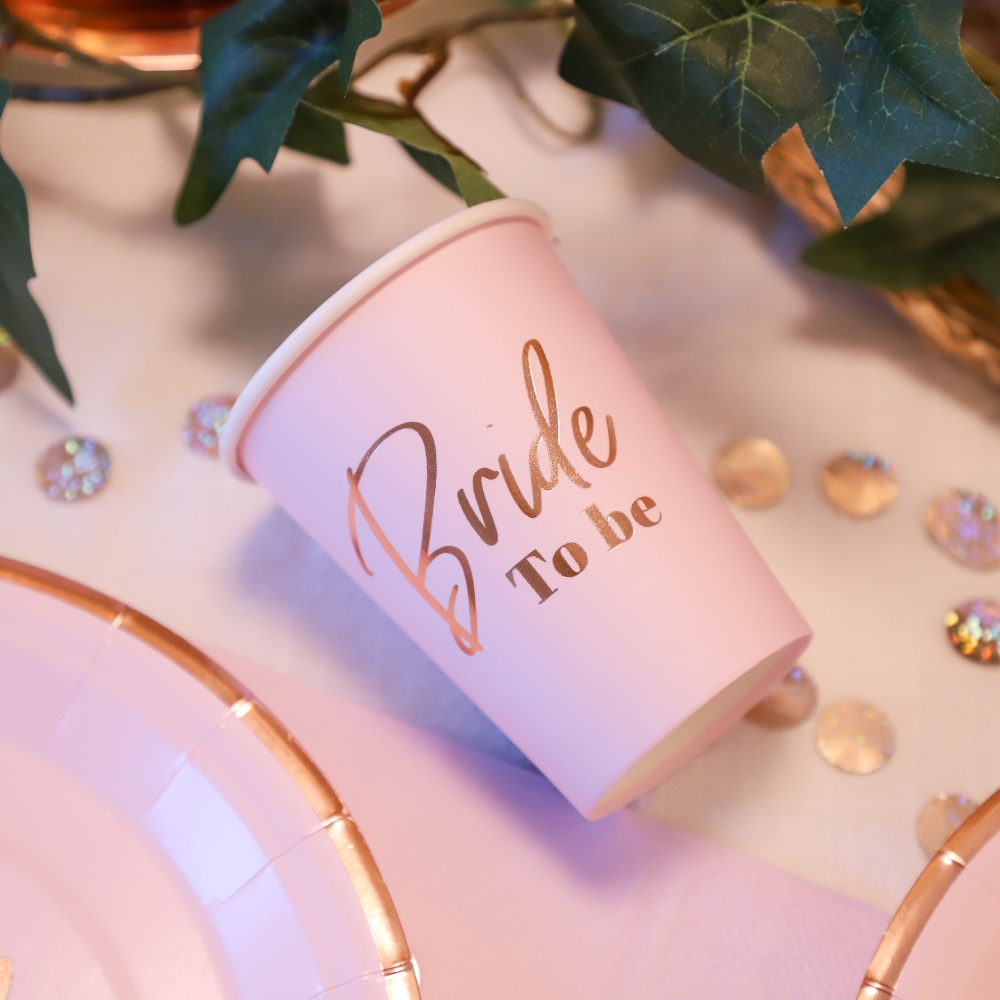 Paperimukit Bride To Be Pink 8kpl - 3