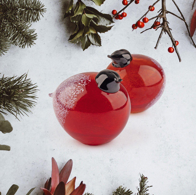 Red Bird - Glass Sculpture - 2
