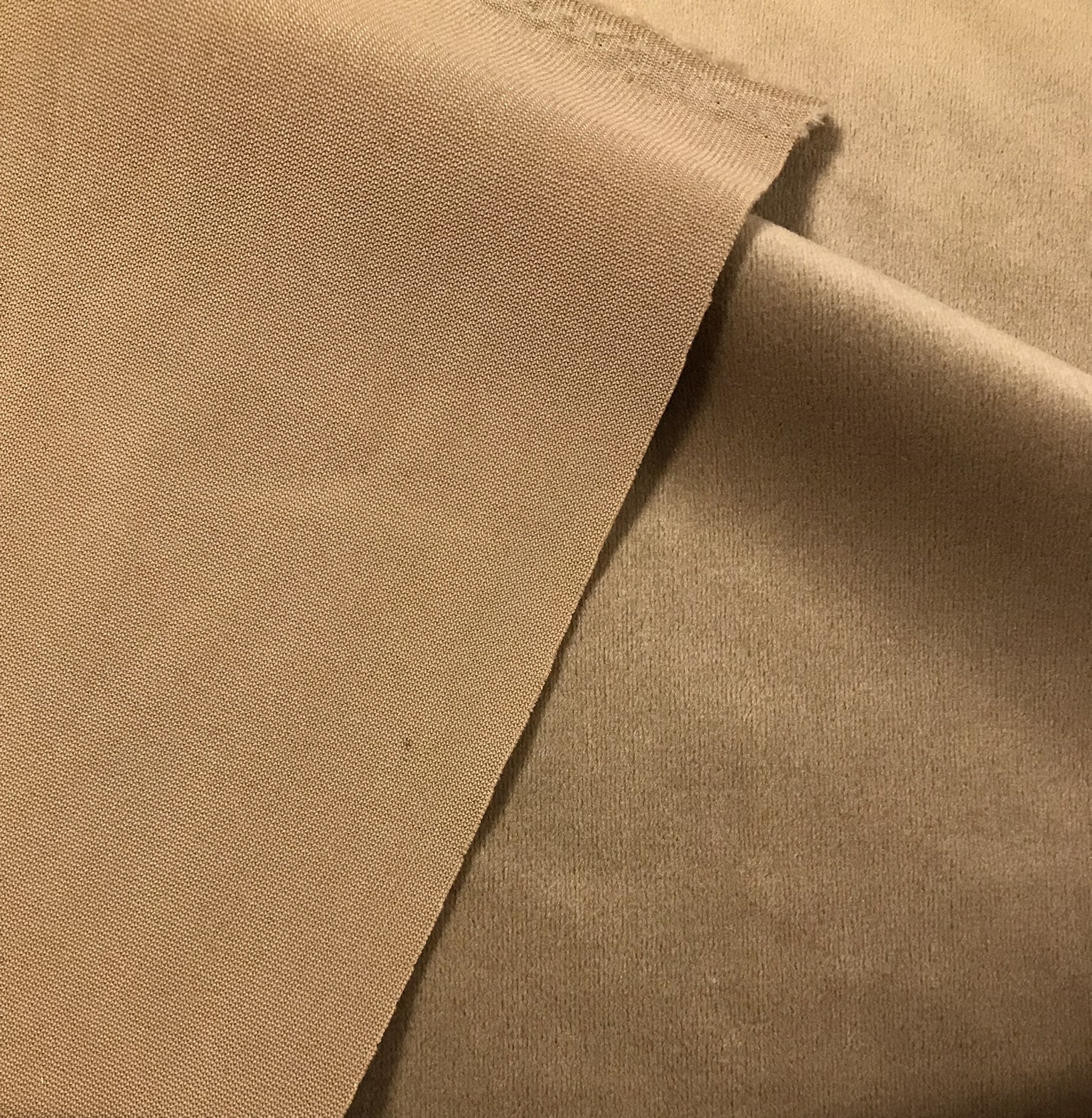 Milano Mörk Beige Sammet - 2