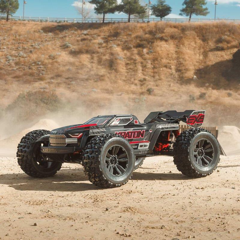 ARRMA 1/8 KRATON 6S EXB 4X4 RTR Brushless Speed Truck, BLACK - 6