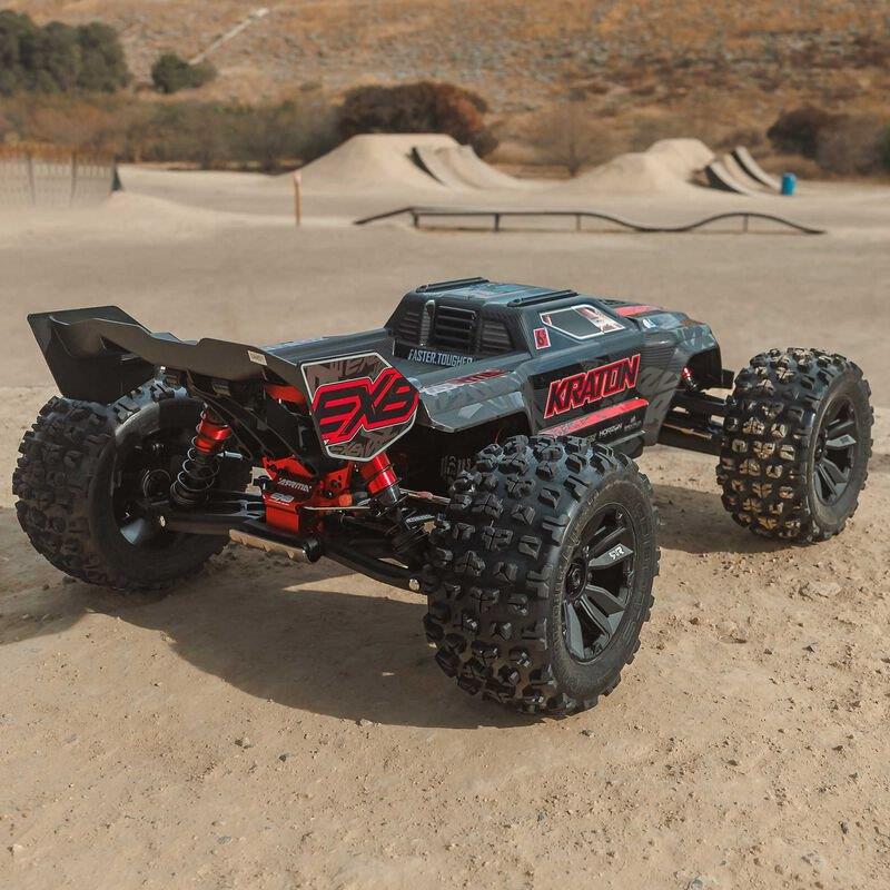 ARRMA 1/8 KRATON 6S EXB 4X4 RTR Brushless Speed Truck, BLACK - 7