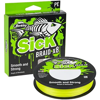 Berkley Sick Braid X8 150m - Flame Green