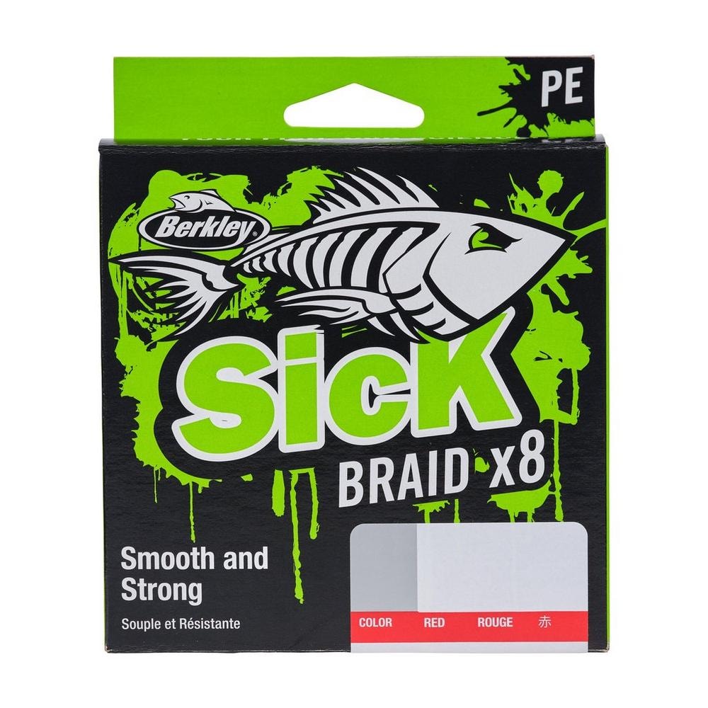 Berkley Sick Braid Red 150m
