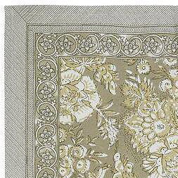 Kuddfodral Provence grön lindblomsgrön shabby chic lantlig stil Gårdsromantik