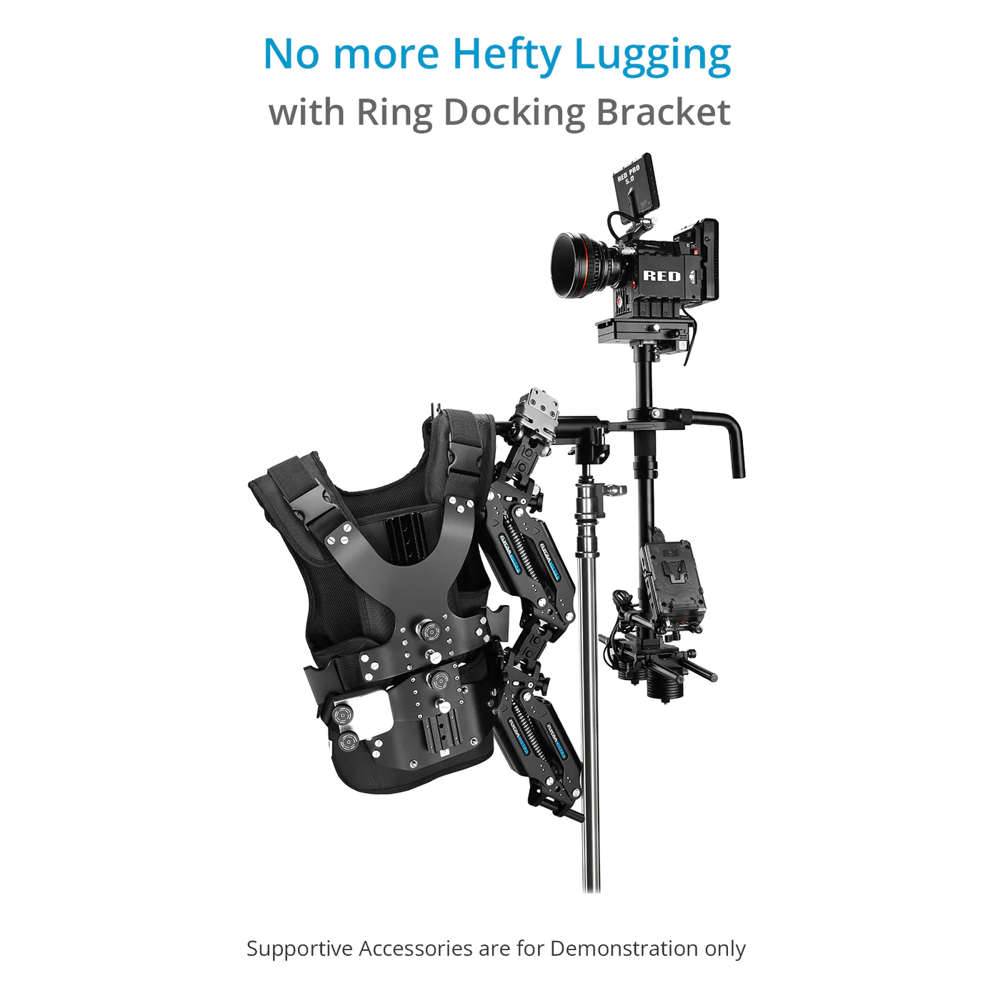 Proaim Ring Docking Bracket for Handheld Camera Stabilizers, Arm & Vest. - 3
