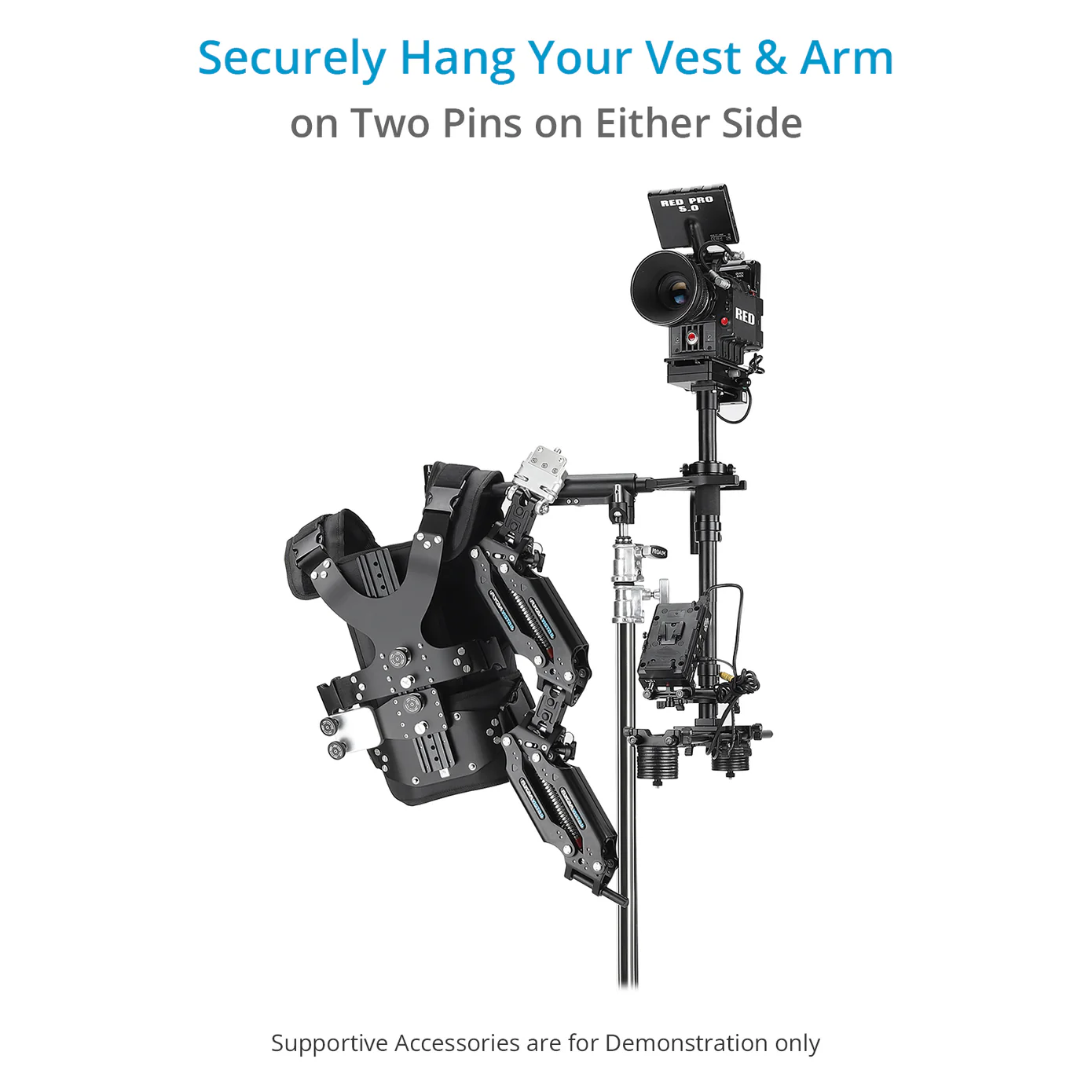 Proaim Ring Docking Bracket for Handheld Camera Stabilizers, Arm & Vest. - 7