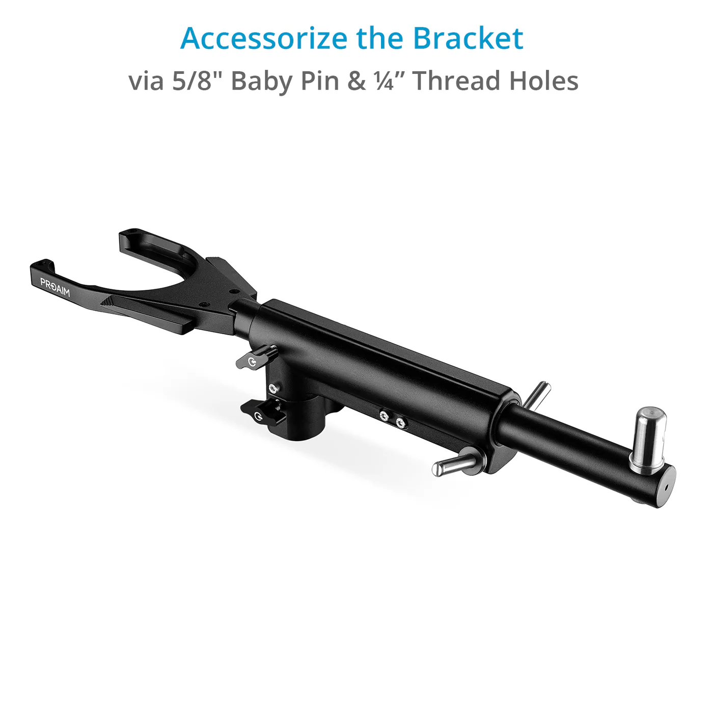 Proaim Ring Docking Bracket for Handheld Camera Stabilizers, Arm & Vest. - 8