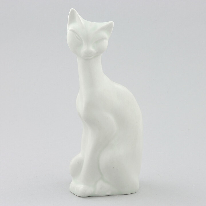リルモア・マンネルヘイム  白い魅惑的な猫  16cm  1955年