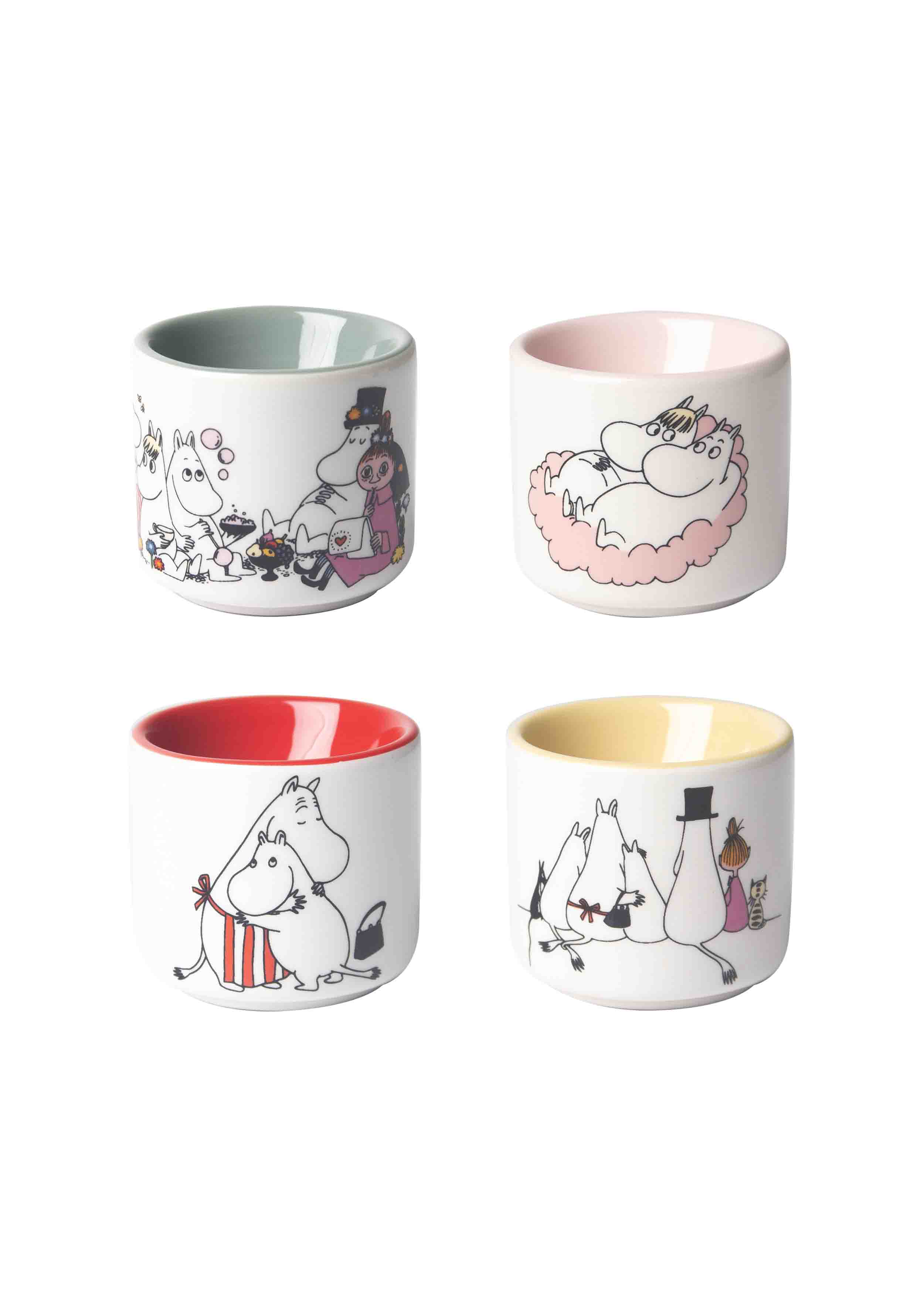Moomin egg cups 4-pack - Love - 2
