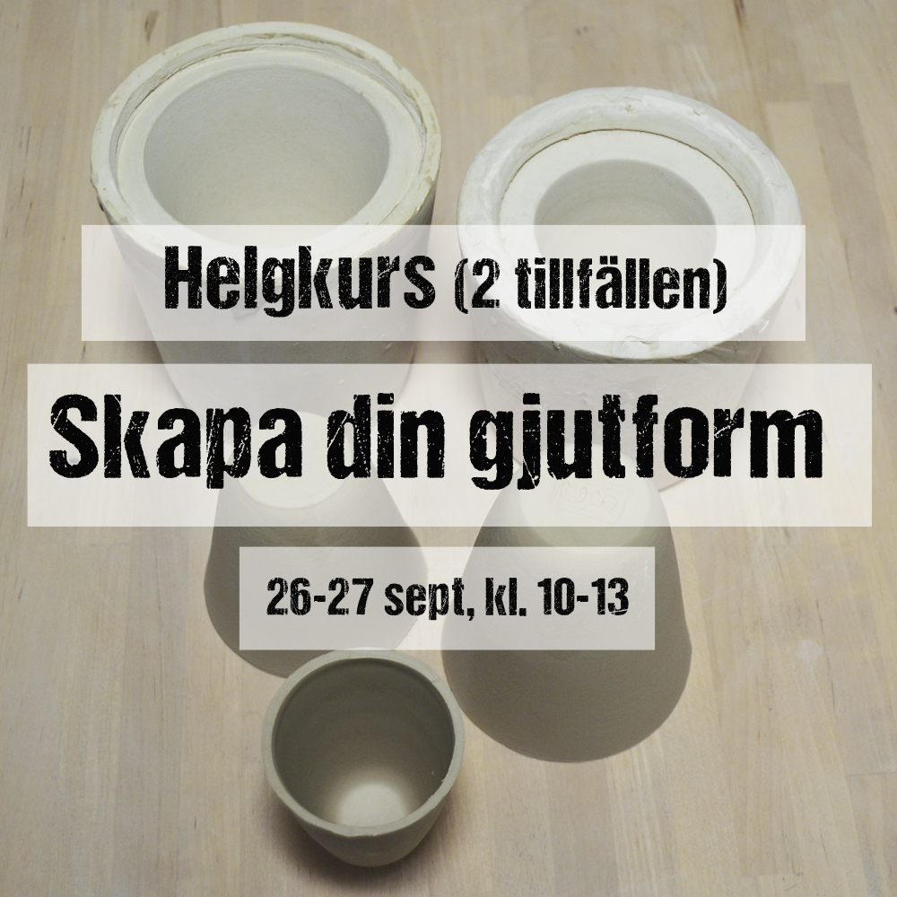 CREATE MOULDS for casting clay 26-27 sept 10:00-13:00