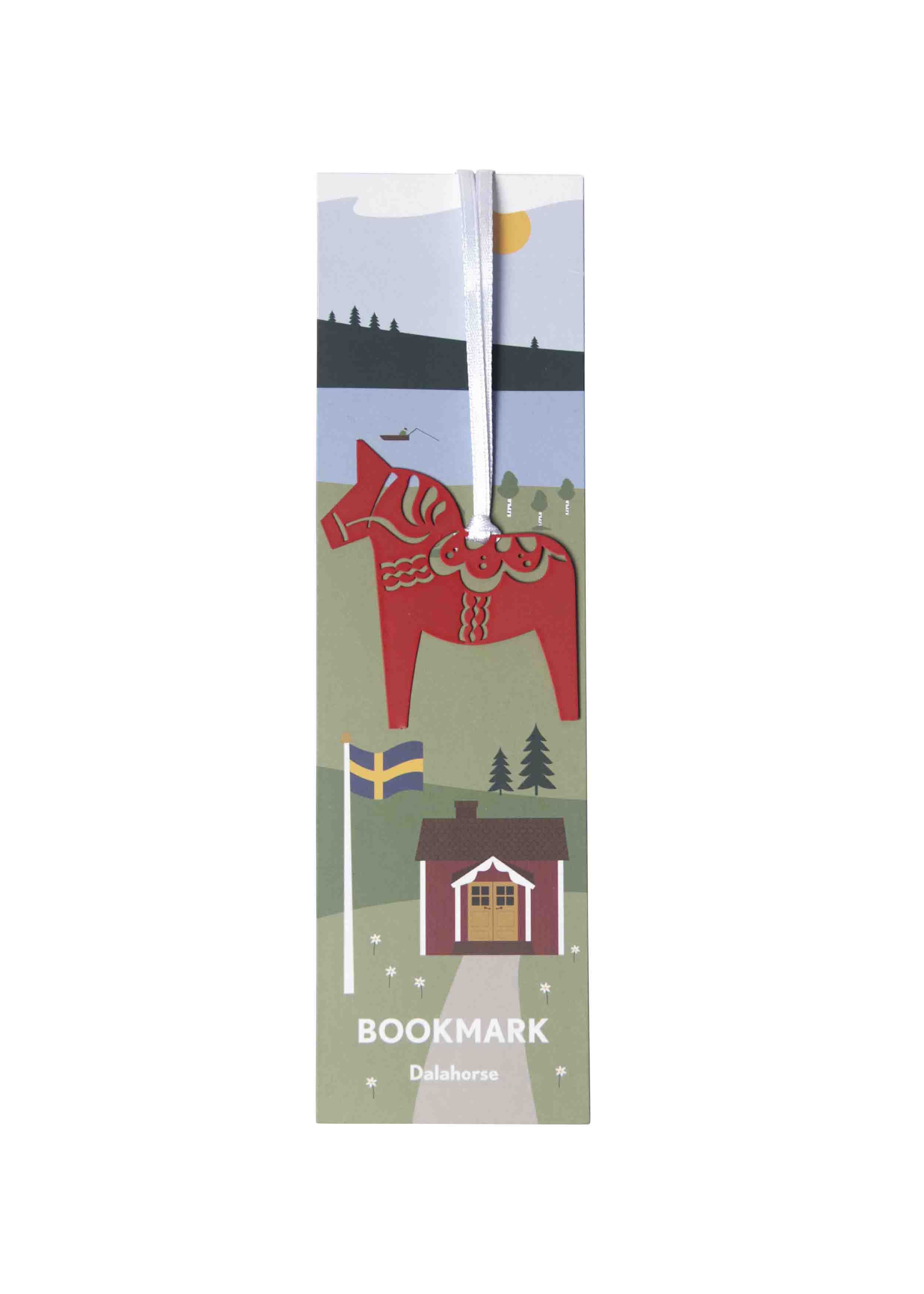 Bokmärke - Dalahäst, röd - 2