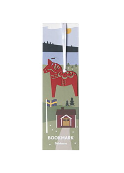 Bokmärke - Dalahäst, röd