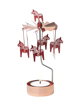 Änglaspel Dalahäst, röd