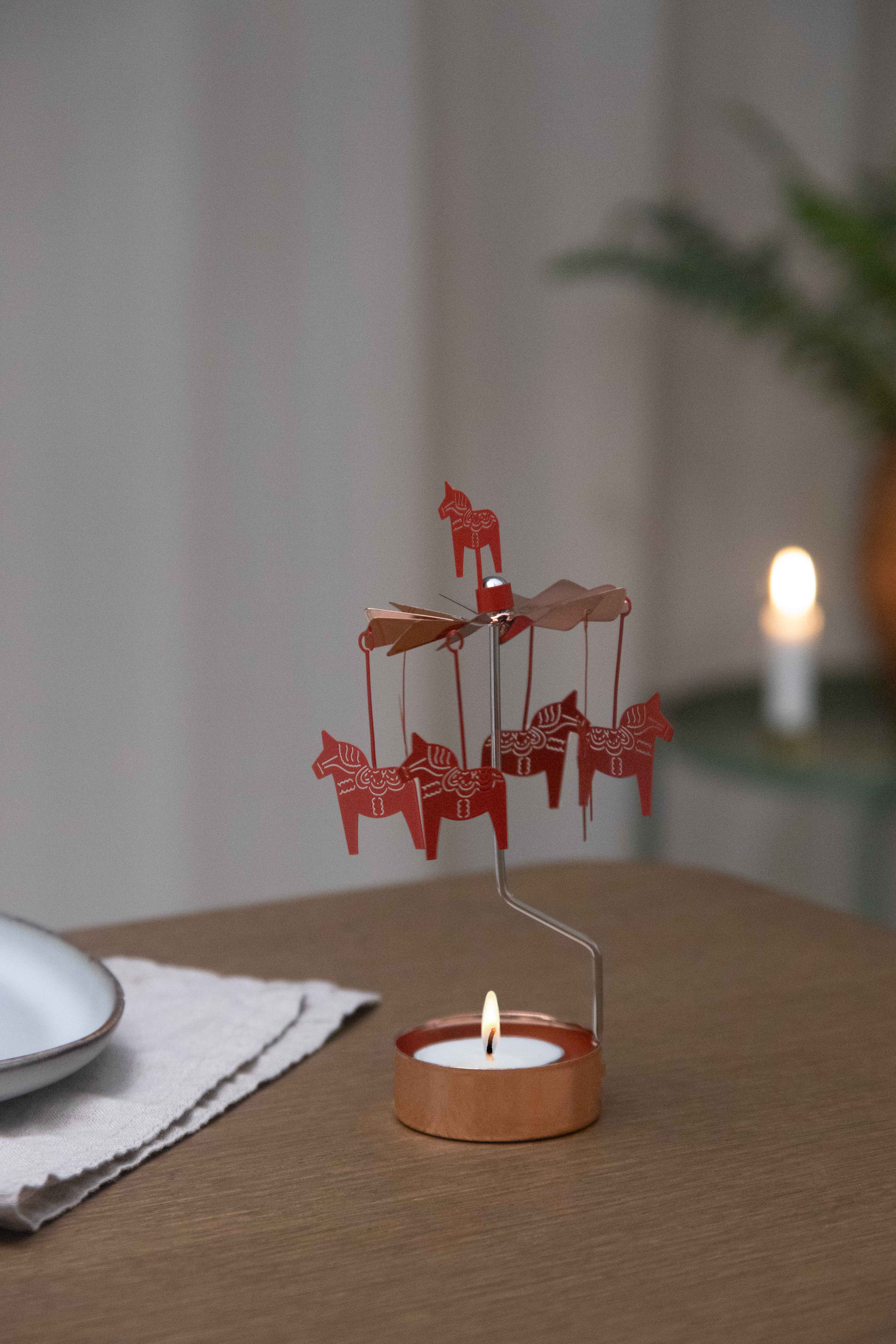Änglaspel Dalahäst, röd - 2