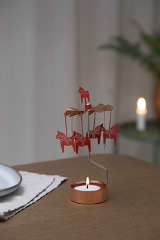 Änglaspel Dalahäst, röd