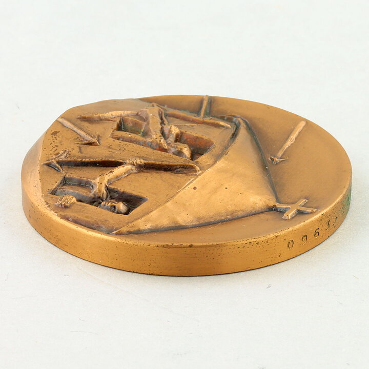 Erik Höglund (1976) Bronze Medallion with King Motif (Knut Eriksson) 4 cm  [Sample Images]