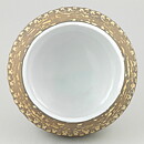 Mari Simmulson (Mexico 1960s) Brown Swelling Bowl with Relief Decor 18/9 cm (2)
