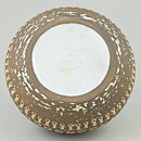 Mari Simmulson (Mexico 1960s) Brown Swelling Bowl with Relief Decor 18/9 cm (2)