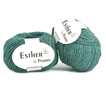 Buteljgrön Esther by Permin 06