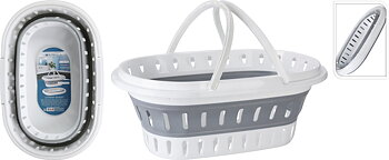 Hopfällbar tvättkorg 25L