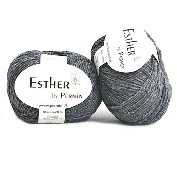 Mörkgrå Esther by Permin 20