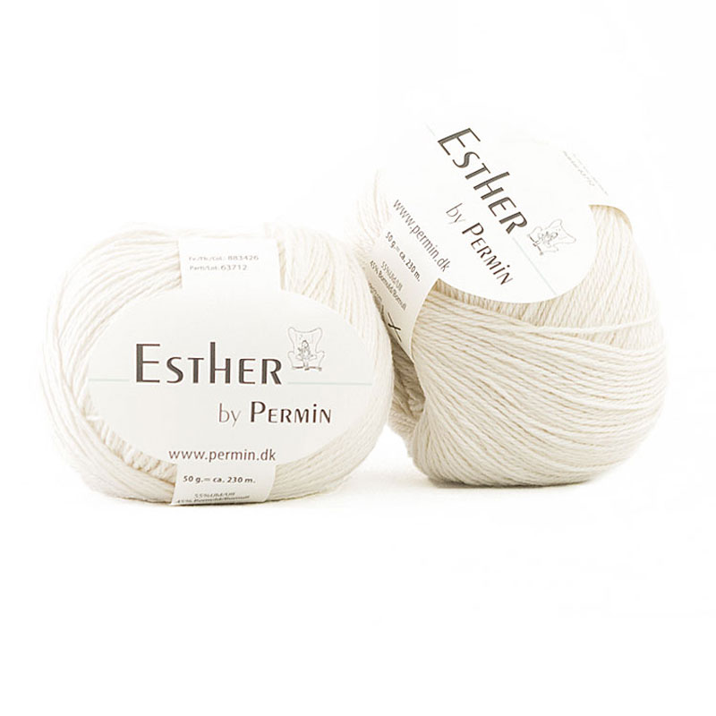 Råvit Esther by Permin 26